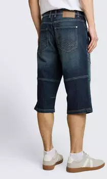 Tom Tailor Morris Relaxed Jeans Shorts Heavy Washed dunkelblau