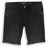 Tom Tailor Denim Jeans Bermuda Shorts Five Pocket Slim Fit Heavy Washed (1050013) black denim