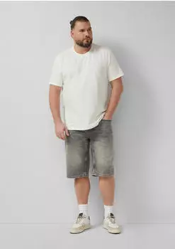 s.Oliver Bermuda im 5-Pocket Style mit Stretch, Regular Fit, Light Washed (2179651) grey denim