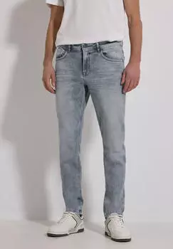 Street One Slim Fit Jeans Middle Waist (30133419) light grau random wash