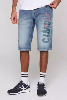 Camp David Jeans-Shorts mit Turn-Up Saum (CD2500-1812-11) blau