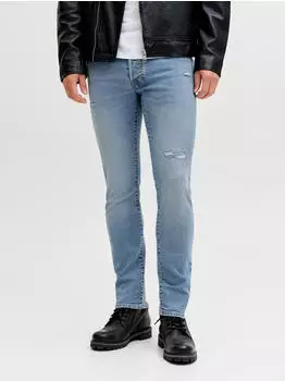 Jack & Jones JJIGLENN JJORIGINAL SQ 650 Slim-fit-Jeans blue denim