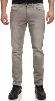 Indicode INCoil Regular Fit Jeans lt grau