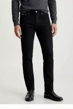 Calvin Klein Skinny Jeans mit Leder-Badge, Slim Fit (18406930) ck classic schwarz