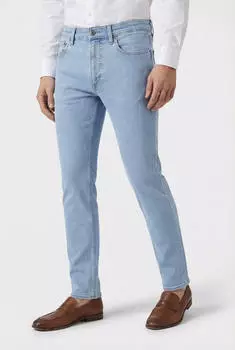 Calvin Klein Skinny Jeans mit Leder-Badge, Slim Fit (33722335) adam lt stone