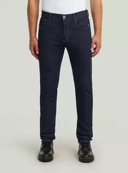 G-Star 3301 Slim Jeans (51001) rinsed/dark washed dunkelblau