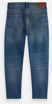 Scotch & Soda Dean Jeans Tapered Fit Heavy Washed blue denim