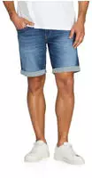 Replay Jeans Shorts Herren Stretch Kurz Slim Fit New Anbass Slim Fit Blau 30W