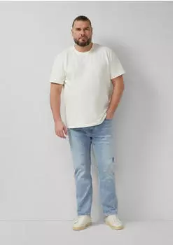 s.Oliver Jeans Casby Relaxed Fit Mid Rise Straight Leg blau 2179634.52Z2.