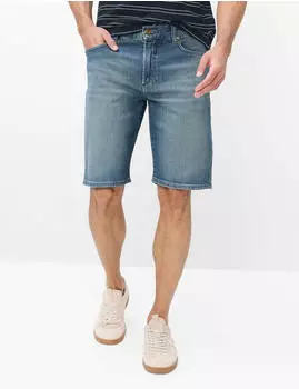 BRAX CLINT 5-Pocket Jeans Tapered Fit Used Look (076752_7969920_16) inbetween blues used