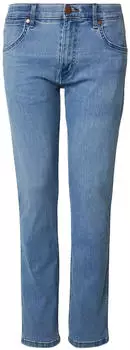 Wrangler Greensboro Regular Fit Straight Stretch Jeans (112377761) tobacco ice