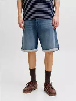 Jack & Jones JJITONY JJASHER I.K Jeans Bermuda Shorts GE 731 SN (12295752) blue denim/light greencast