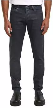 G-Star 3301 Slim Jeans (51001-D930-H548) worn in lunar blue coated