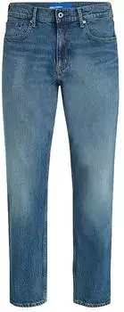 Karl Lagerfeld Tapered Denim Tapered Leg Jeans (A4M10071) tinted washed blue