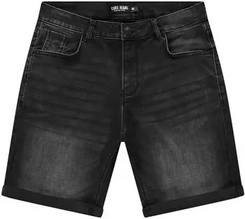 Cars Jeans Colorado Denim Shorts Used Look schwarz
