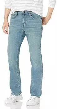 Amazon Essentials Slim Fit Stretch Bootcut Jeans (AE1906300) hellblau vintage