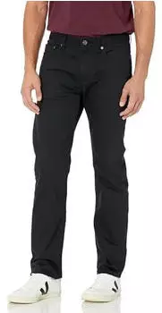 Amazon Essentials Athletic-Fit Stretch Jeans Gerade Geschnitten Slim-Fit Overdyed Dark Wash (MAE55016FL18) schwarz