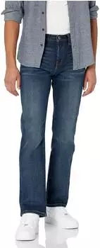 Amazon Essentials AE1901274 Bootcut Jeans Straight Fit dunkle waschung