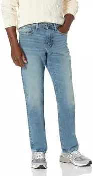Amazon Essentials MAE55016FL18 Stretch Jeans Straight Fit (MAE55016FL18) helle waschung