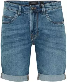 Indicode IDQuentin Jeans Shorts medium indigo