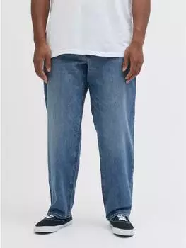 Jack & Jones PLUSSIZE Tapered-fit-Jeans MIKE ORIGINAL mid blue denim
