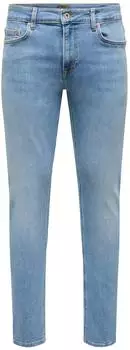Only & Sons ONSLOOM Slim Fit Jeans light blau denim