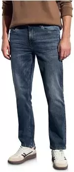 Street One Regular Fit Jeans Middle Waist Straight Leg (D379637) dark blue wash