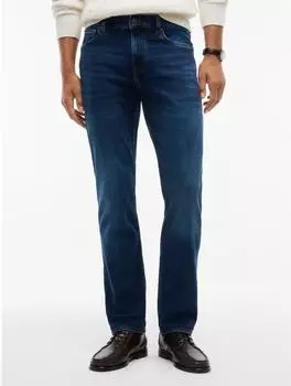 Tommy Hilfiger Denton Straight mit Whisker-Effekt Jeans dark blue (Herren) (MW0MW390341BW)