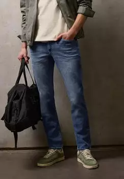 Street One Racer Jeans indigo blue random wash (Herren) (D38052614989)