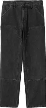 Carhartt Double Knee Jeans black/stone washed (Herren) (I032699-89-06)