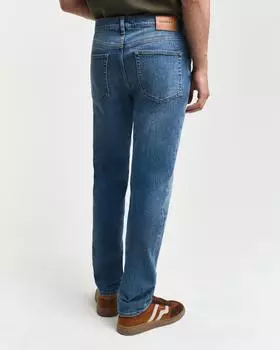 Gant Slim Fit Jeans mid blue/worn in (Herren)