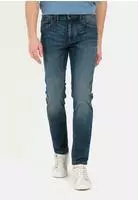 camel active Herren Jeans blau Baumwolle Slim Fit