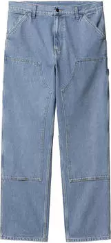 Carhartt Double Knee Jeans blue/stone bleached (Herren) (I032699-01-12)
