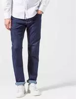 Brax Herren Jeans blau Baumwoll-Stretch