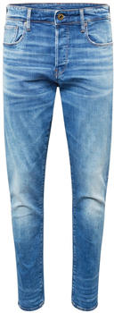 G-Star 3301 Straight Tapered Jeans (B631-A795) worn in azure