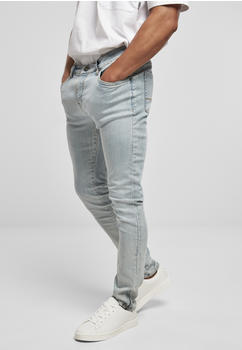 Urban Classics Slim Fit Zip Jeans (TB3798-02294-0027) lighter washed