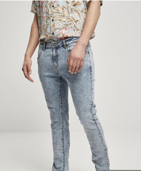 Urban Classics Slim Fit Jeans (TB3076-02432-0025) light skyblue acid washed