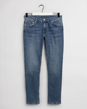 GANT Maxen Extra Slim Fit Jeans (1000186-981) semi light blue worn in