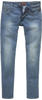 Slim-fit-Jeans REPLAY "Anbass Superstretch" Gr. 31, Länge 34, blau (medium,...