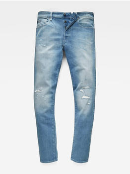G-Star 3301 Slim Jeans faded seascape restored