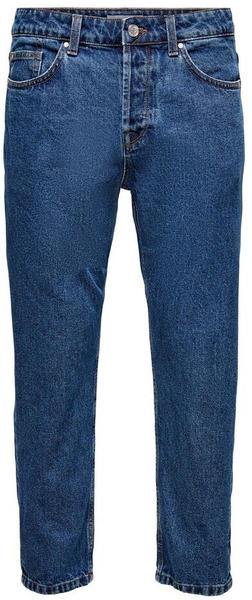 Only & Sons Savi Beam Cropped Jeans medium blue
