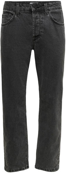 Only & Sons Edge Loose Fit Jeans black washed