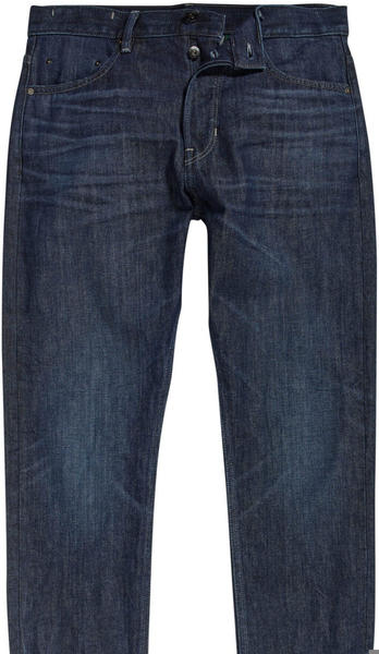 G-Star Triple A Regular Straight Jeans worn in pacific