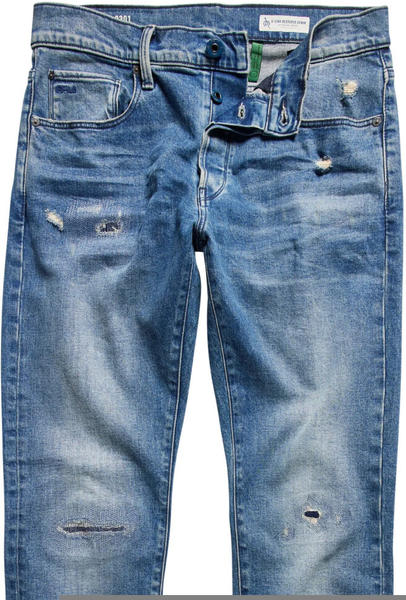 G-Star 3301 Slim Jeans (51001) faded cascade restored