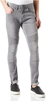 Urban Classics Slim Fit Biker Jeans (TB1436) grey