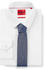 Hugo Gemusterte Krawatte aus Baumwoll-Leinen-Mix - Style Tie cm 6 50494221 Dunkelgrau ONESI