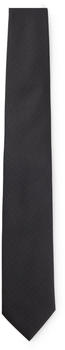 Hugo Boss Krawatte aus Seiden-Jacquard mit feinem Allover-Muster - Style H-TIE 7,5 CM-222 50520319 Schwarz ONESI