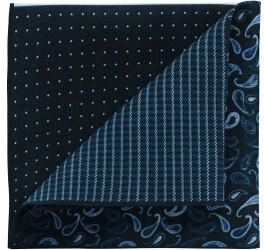 OLYMP Einstecktuch modern fit Blau (17070018N)