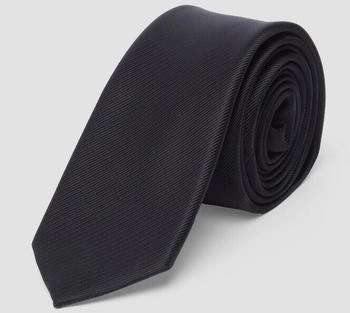 s.Oliver Elegante Krawatte aus Seidenmix-Jacquard 1 schwarz 2165471.9999.1