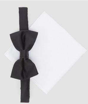 s.Oliver Elegantes Set aus Fliege und Einstecktuch 1 schwarz|weiß 2165472.9999.1